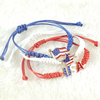 Fiasrel 2pcs Independence Day patriotic wristband
