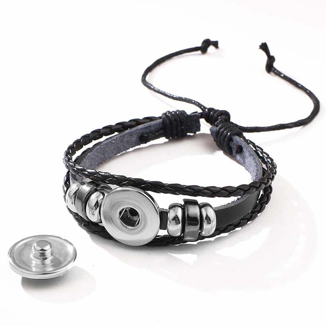 Fiasrel Anime Game Genshin impact Bracelet Vintage Leather Bracelet