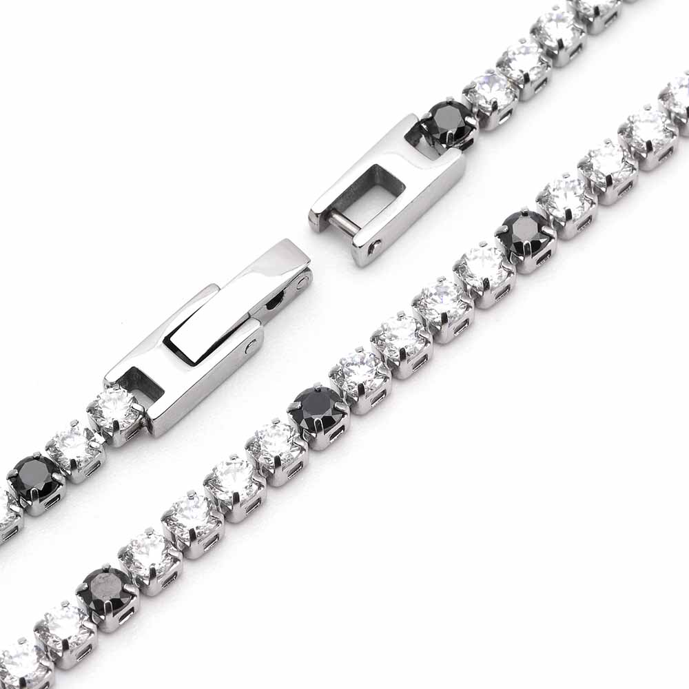 Fiasrel Stainless Steel Extension Buckles DIY Handmade Accessories Zircon Bracelet Jewelry End Closure Buckle Clasp