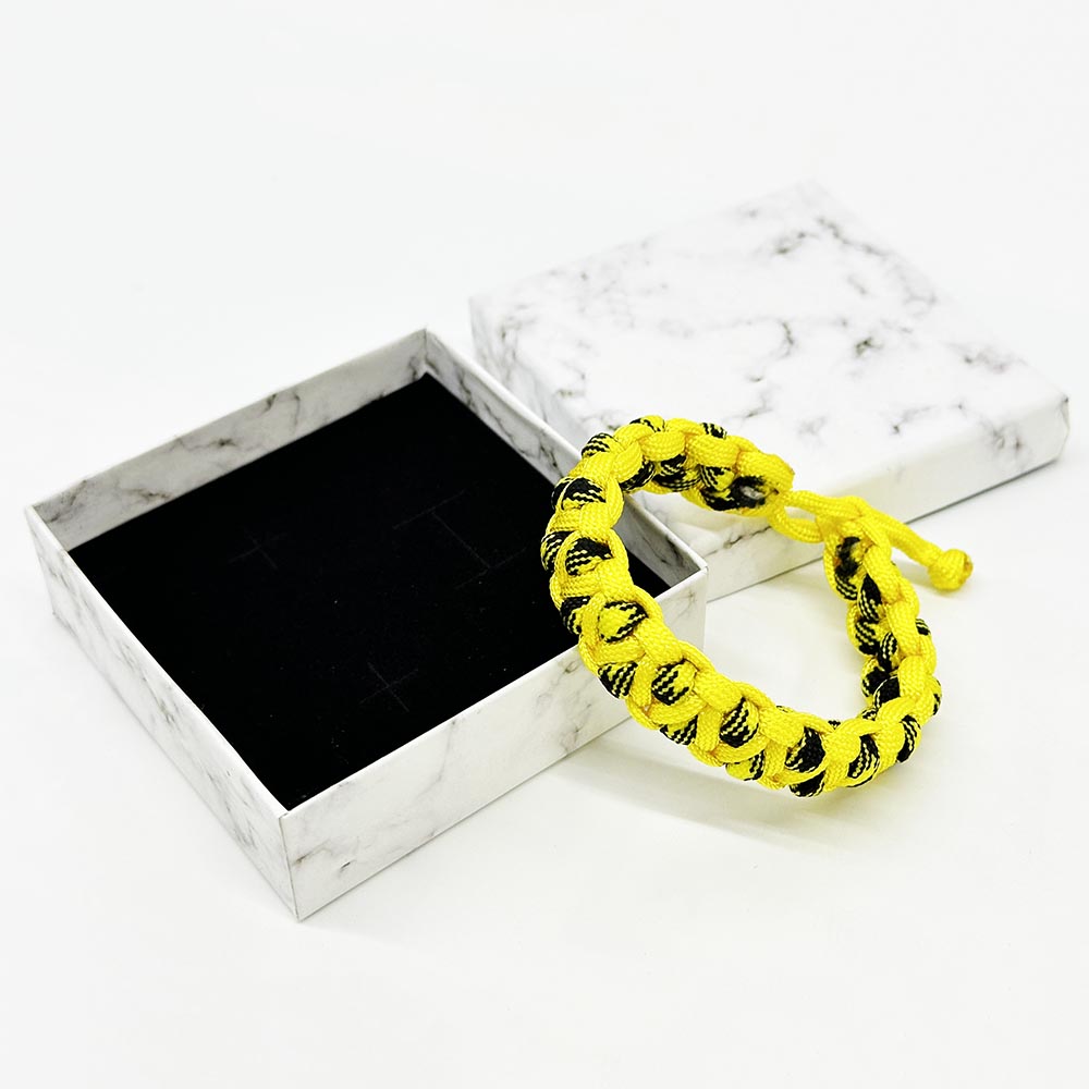 Fiasrel Multifunctional Outdoor Emergency Survival Paracord Bracelet Adjustable Length Paracord Bracelet
