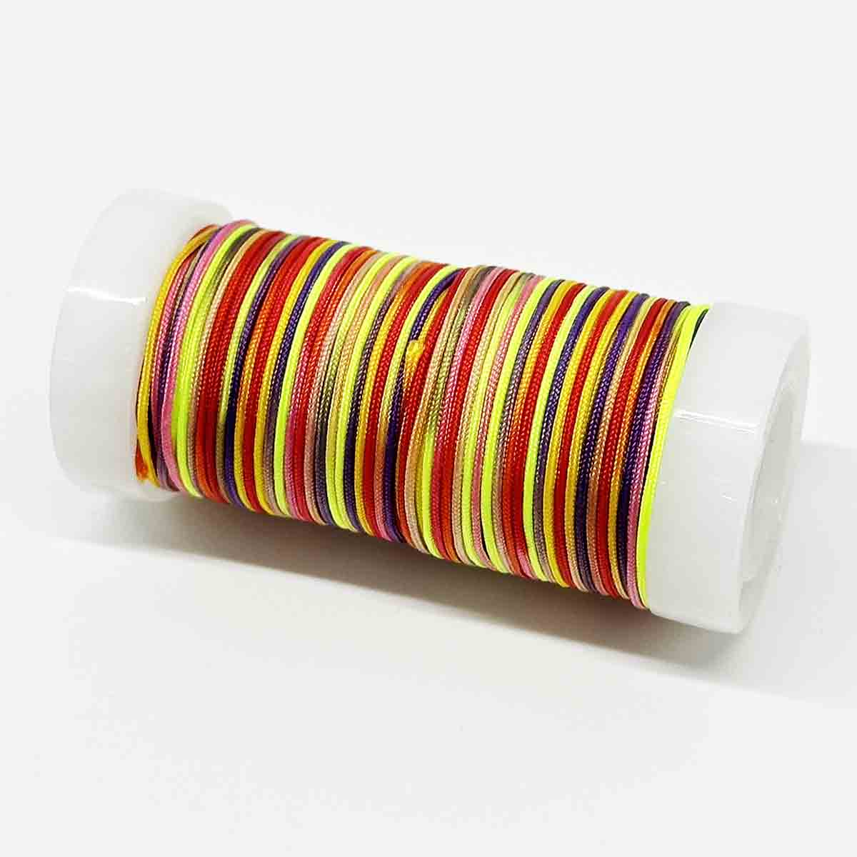Fiasrel No.72 0.8mm 12rolls/set Gradient Series Jewelry Making Jade Thread Knot Beading String