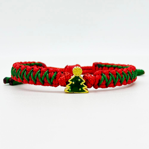 Fiasrel Christmas Gift Bracelet Lucky Rope Holiday Gift Charm Bracelet