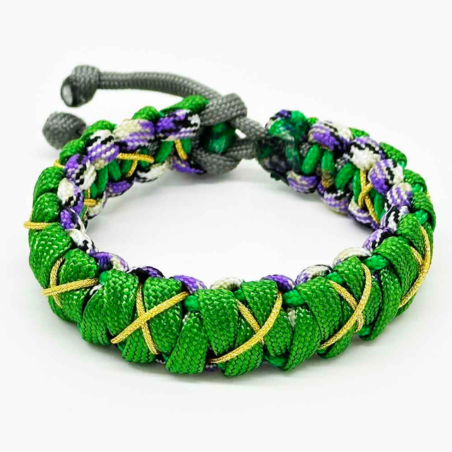 Fiasrel Handmade Paracord Bracelet Outdoor Survival Adjustable Mens Diy Premium Paracord Christmas Decoration Bracelet