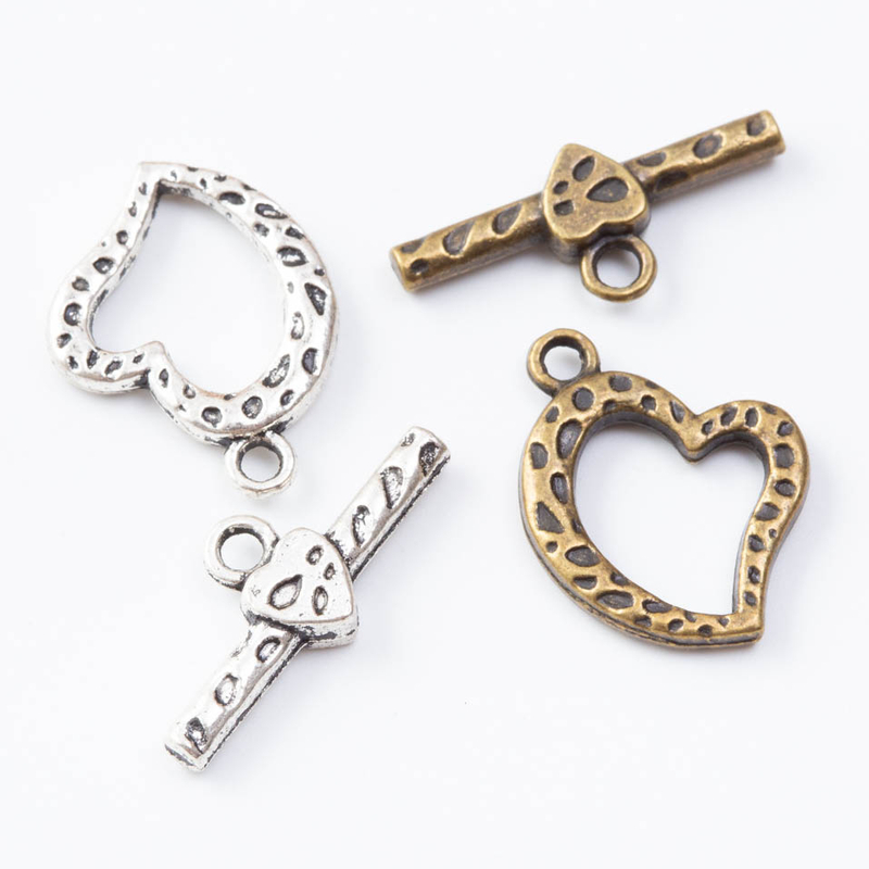 Fiasrel 10pcs DIY Accessories Retro zinc alloy OT connector Clasp
