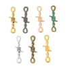 Fiasrel 10pcs Tiny Twisted Thorns Connectors Charms DIY Necklaces Bracelet Making Jewelry Accessory