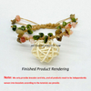 Natural Bead Bracelet Crystal Adjustable Bracelet Thread Beads Bracelet String Rope for Women