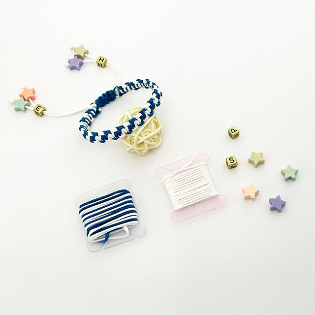 High Quality Blue and Pink Weaving Thread for Bracelet Weaving