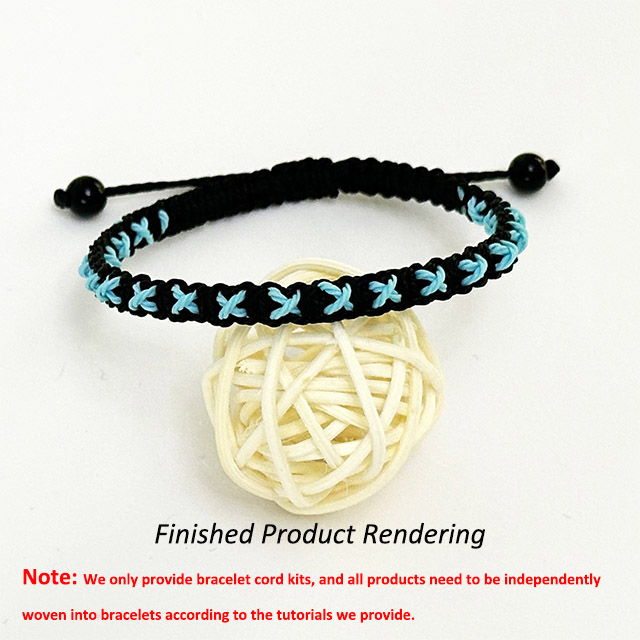 High Quality X Shape Handmade Bracelet Thread