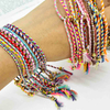 Fiasrel Bracelet Woven Rope Colorful Bracelet Jewelry Couple Men's and Women's Jewelry Accessories Adjustable Cotton Rope Bracelets