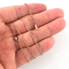 Fiasrel 10pcs Stainless Steel Chain Necklace O Linked Chains for Jewelry Making