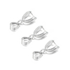 Fiasrel 20pcs Metal Pendant Pinch Gold Claw Bail Clasp for Pendant Necklace Making Accessories