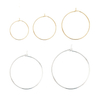 Fiasrel 50pcs Hypoallergenic DIY Jewelry Earring Making Supplies Kit Pure Titanium Earrings Hooks Wine Glass Ring Charms Goblet Drink Glass Charms