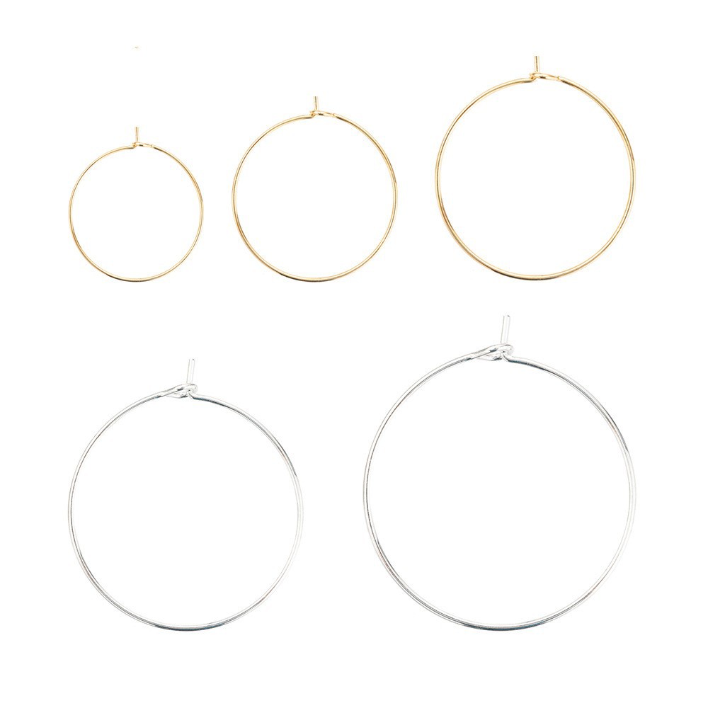 Fiasrel 50pcs Hypoallergenic DIY Jewelry Earring Making Supplies Kit Pure Titanium Earrings Hooks Wine Glass Ring Charms Goblet Drink Glass Charms