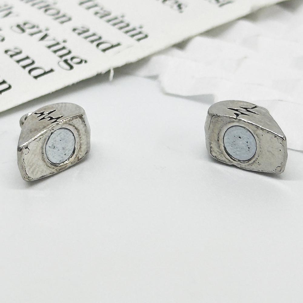 Fiasrel 10pcs DIY Jewelry Bracelet Alloy Magnet Heart-Shaped Connectors Charm Pendants Beads for Couple Necklace Bracelet