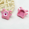 Fiasrel 10pcs Alloy Painted Metal Fashion Beadss Small Cyclops Charms Beads for DIY Jewelry Making