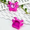 Fiasrel 10pcs Alloy Painted Metal Fashion Beadss Small Cyclops Charms Beads for DIY Jewelry Making