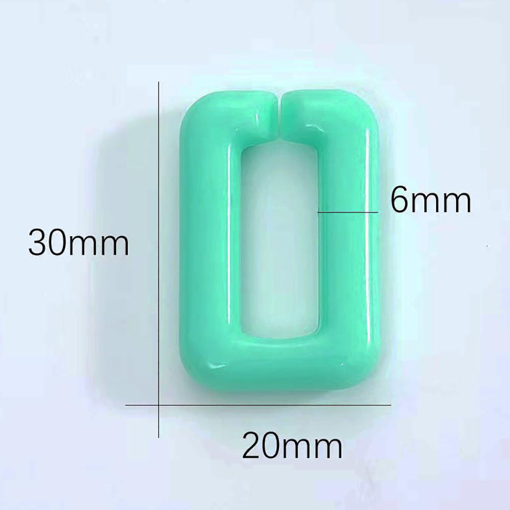 Fiasrel Acrylic Mix Color Detachable Resin Strap size