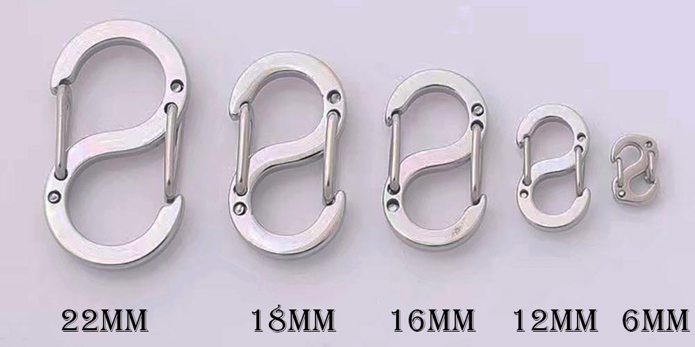 Fiasrel 5pcs Double Opening Shortener Clasp size for jewelry making