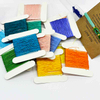 Fiasrel 15-color DIY Magic Sparkle Color Threads Kit: 6ply Magic Sparkle Color Braided Bracelet Jewelry Thread Hand Craft Accessories Metallic Threads