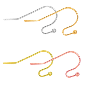 Fiasrel 10/50pcs/lot DIY Material Accessories Metal Earring Parts Buckle Jewelry Findings Earrings Hook for Jewelry Making Supplies
