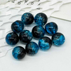 Fiasrel 10mm 10pcs Handmade DIY Bracelet Beads Jewelry Making Crackle Glass Beads