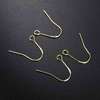 Fiasrel 5/20Pairs S925 Sterling Silver Plated Earrings Hook for DIY Jewelry Materials Making