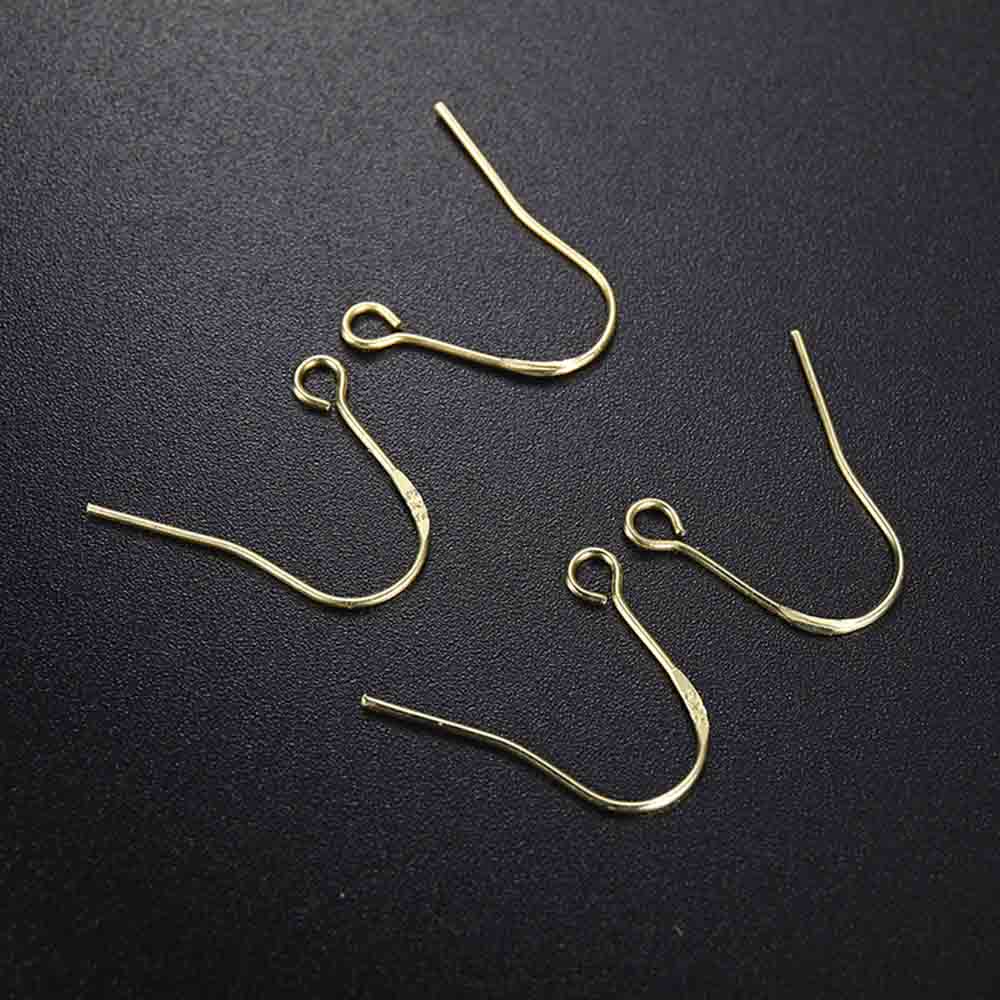 Fiasrel 5/20Pairs S925 Sterling Silver Plated Earrings Hook for DIY Jewelry Materials Making