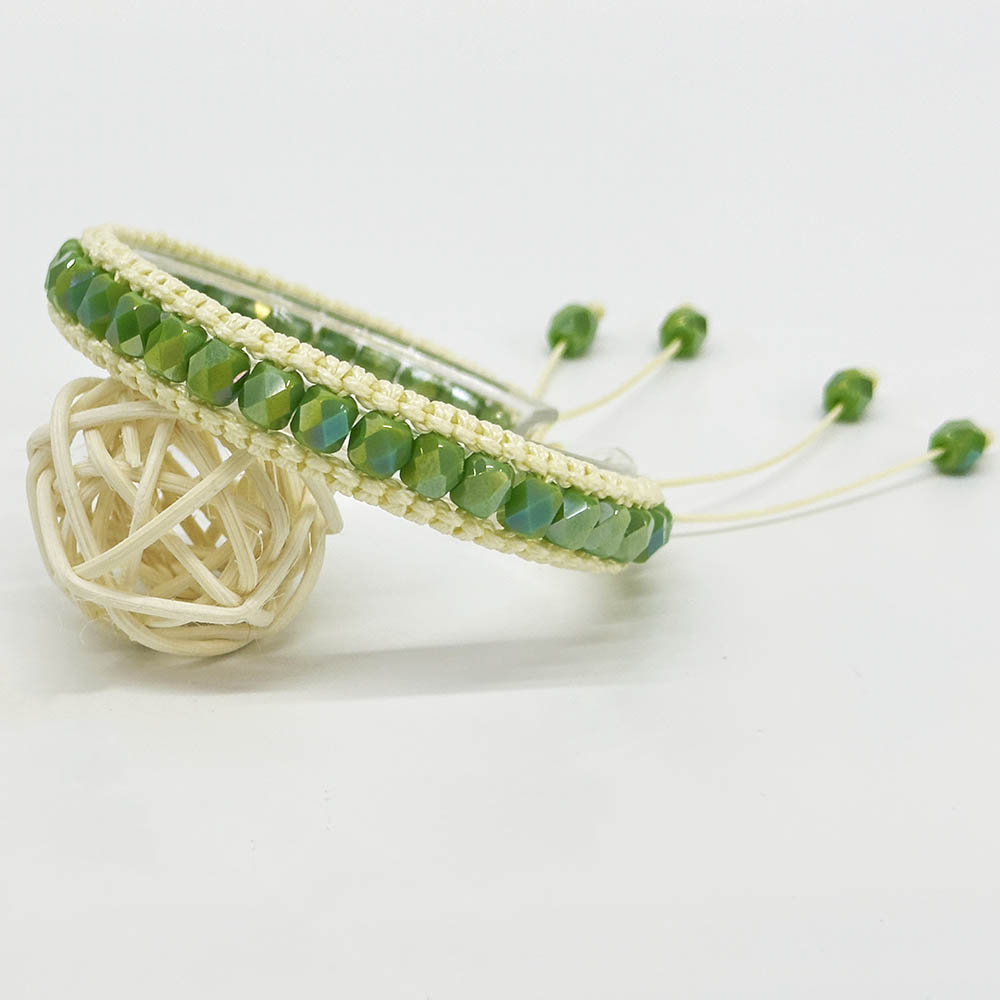 Fiasrel 10color Jewelry Handmade Woven Bead Adjustable Bracelet