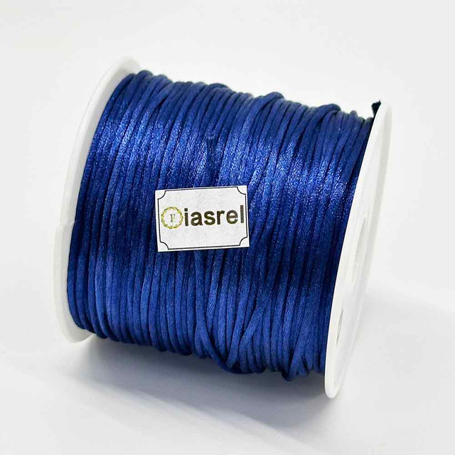 Fiasrel 1.5mm 1roll Chinese Knot Macrame Cord for Jewelry Making DIY Fashion Beading Braiding Bracelet Necklace Jewelry Accessories