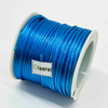 Fiasrel 1pcs 2mm Nylon Line Cord Colorful Macrame Bracelet Braided Rope Chinese Knotting Silk Macrame Cord for Jewelry Making DIY Supplies 