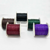 Fiasrel 5Rolls 850 Yards Black 0.5mm/0.8mm/1.0mm/1.5mm Waxed Cord for Jewelry Making DIY Bracelet Necklace String Handmade Craft Supplies