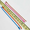 Fiasrel 10/50/100pcs Iron Ball Chain Colorful Bead Chains Connector Clasp Metal Hanging Chains for Jewelry Making Supplies Necklace Earring Bracelet Findings DIY Craft Accessories