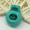 Fiasrel 10/50pcs MIxed Color Plastic Round Cord Locks Single Hole Toggle Spring Stopper for Paracord Elastic Shoelace Drawstring Bags Glove Clips