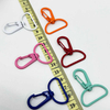 Fiasrel 10pcs Multicolor Alloy Spray Painted Spring Buckles for DIY Keyring Handmade Crafts Making