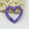 Fiasrel 10pcs Multicolor Metal Glossy Keychain Link Heart-shaped Keychain Spring Keyring Trigger Clasp for Crafts DIY Keychain Jewelry Key Ring Holder Making Supplies Accessories