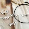 Fiasrel 20/50pcs Spacer Beads Butterfly Animal Wing for DIY Jewelry Necklaces Bracelets Keychains Phone Chains
