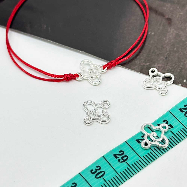 Fiasrel 20/50pcs Vintage Style Metal Cloud Pendant Charms Beads for DIY Necklace Bracelet Jewelry Making Accessories