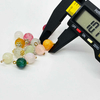 Fiasrel 10pcs 8mm Mixed Color Glass Beads for DIY Bracelets Necklaces Jewelry Making Supplies