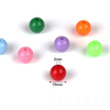 Fiasrel 6-14MM 100pcs Round Spacer Candy Colors Beads Halloween & Christmas Acrylic Jewelry Ball Beads for Making Bracelet Necklace Earring DIY Craft Keychain