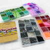 Fiasrel 15 Colors Glass Seed Beads Jewelry Making Kit for Bracelets Necklaces Earrings Rings Supplies