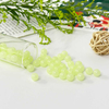 Fiasrel 100pcs 4-16mm Acrylic Glow In The Dark Beads Luminous Loose Beads for DIY Jewelry Making Supplies Bracelet Necklace Accessories