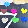 Fiasrel 10pcs Resin Heart-Shaped Charms for DIY Jewelry Making Bracelet Pendant Necklace Earring Accessories