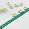 Fiasrel 20pcs Shell Pendant Charms Natural Evil Eye Cowrie Seashell Beads for Jewelry Making Bracelet Necklace Earring DIY Accessories