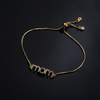 Fiasrel Fashion Jewelry Bracelets Colorful Zircon MAMA Letter Copper Gold Mothers Day Gifts 
