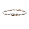 Fiasrel Women Fashion Bracelet Metal Ball Adjustable Bracelet Beaded Bracelets 
