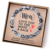 Fiasrel Moonstone Bracelet Mother's Day Gift Card Bracelets Natural Crystal Stone Bead Bracelet