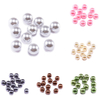 Fiasrel No Hole Imitation Pearl Beads Clothing Store Accessories Colorful ABS Pearl Beads