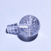 Fiasrel Buddhist bead connectors Mala making supplies Quartz guru beads Triple-pass spacers Dharma jewelry findings