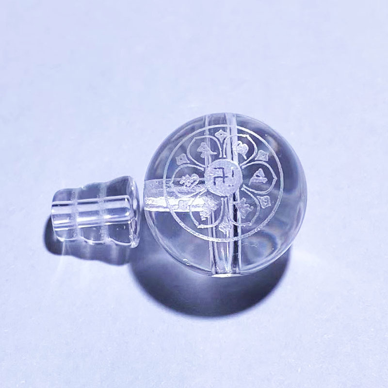 Fiasrel Buddhist bead connectors Mala making supplies Quartz guru beads Triple-pass spacers Dharma jewelry findings