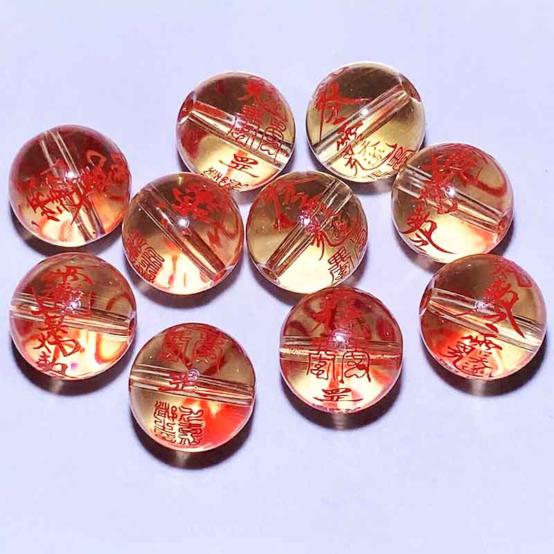 Fiasrel 2025 Year Bead – DIY Yellow Snake Year Loose Beads for Accessories Year of the Snake Craft Beads
